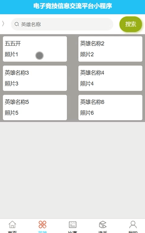 图片[6]-Java基于微信小程序的电子竞技信息交流平台 - 计算机毕业设计源码网-计算机毕业设计源码网