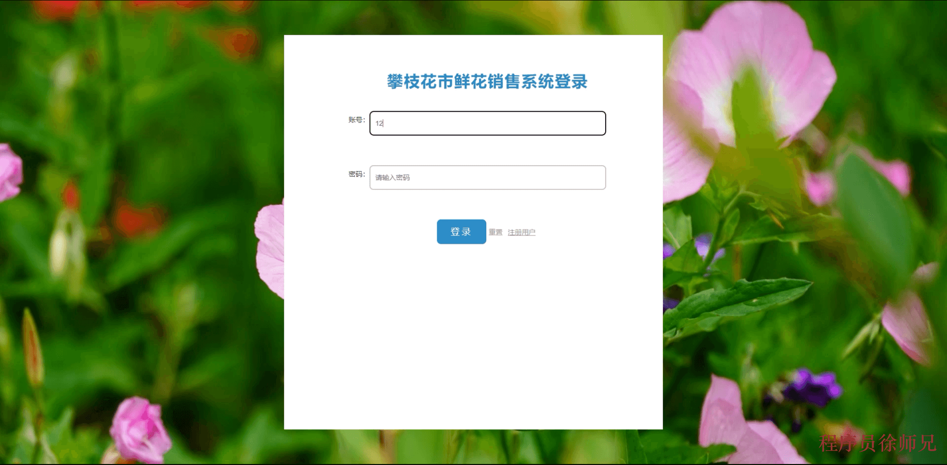 图片[3]-Java基于 SpringBoot+Vue 的鲜花销售系统 - 计算机毕业设计源码网-计算机毕业设计源码网
