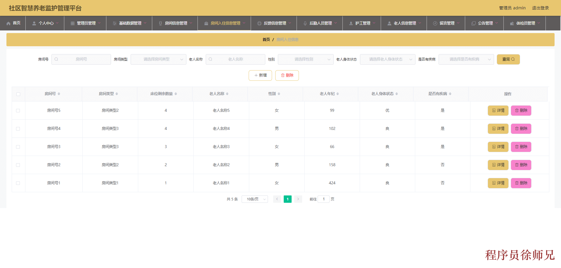图片[4]-Java 基于 SpringBoot+Vue 的社区智慧养老监护管理平台的设计与实现 - 计算机毕业设计源码网-计算机毕业设计源码网
